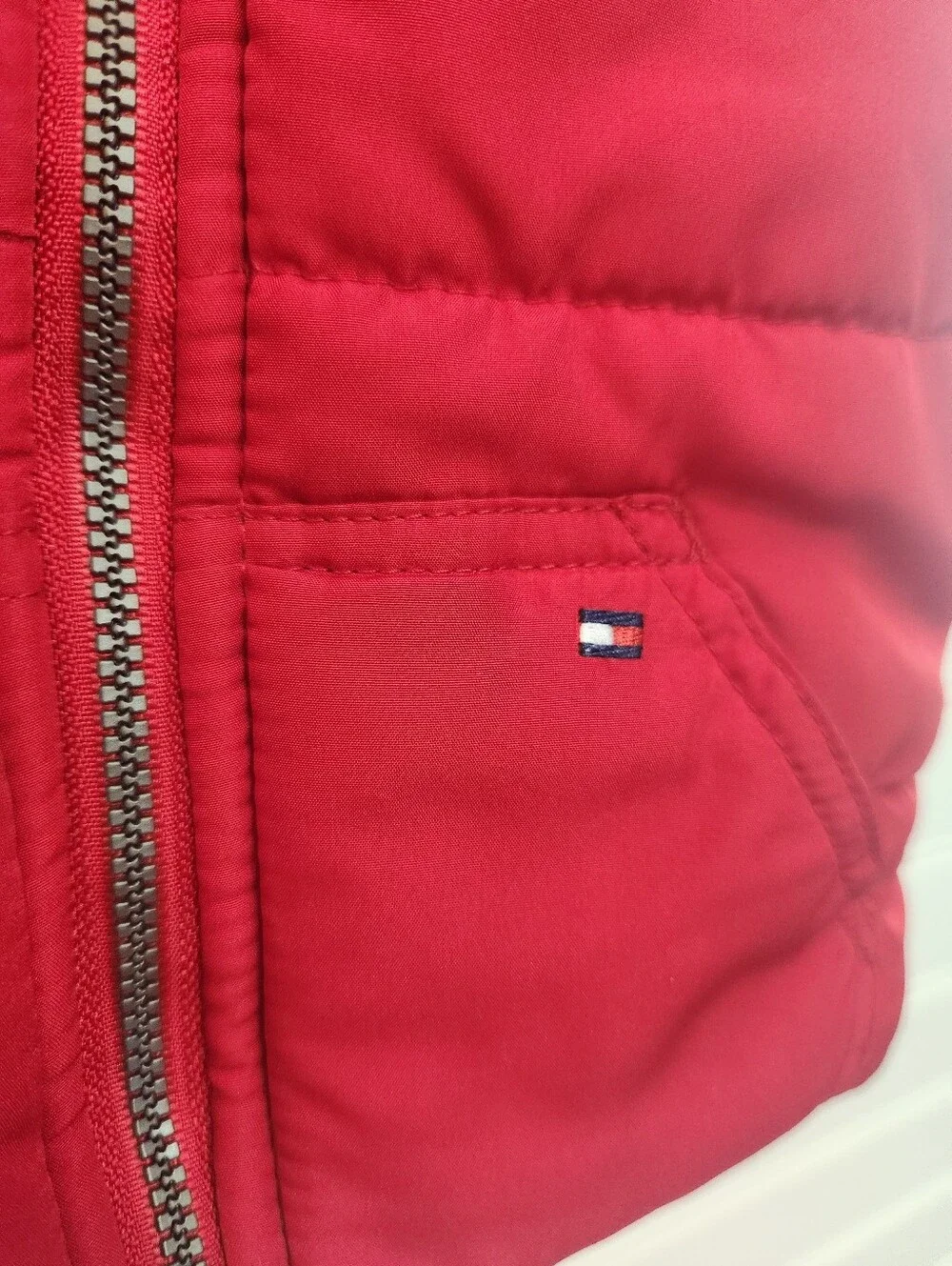 Tommy Hilfiger baby 6-9 month Red puffer vest